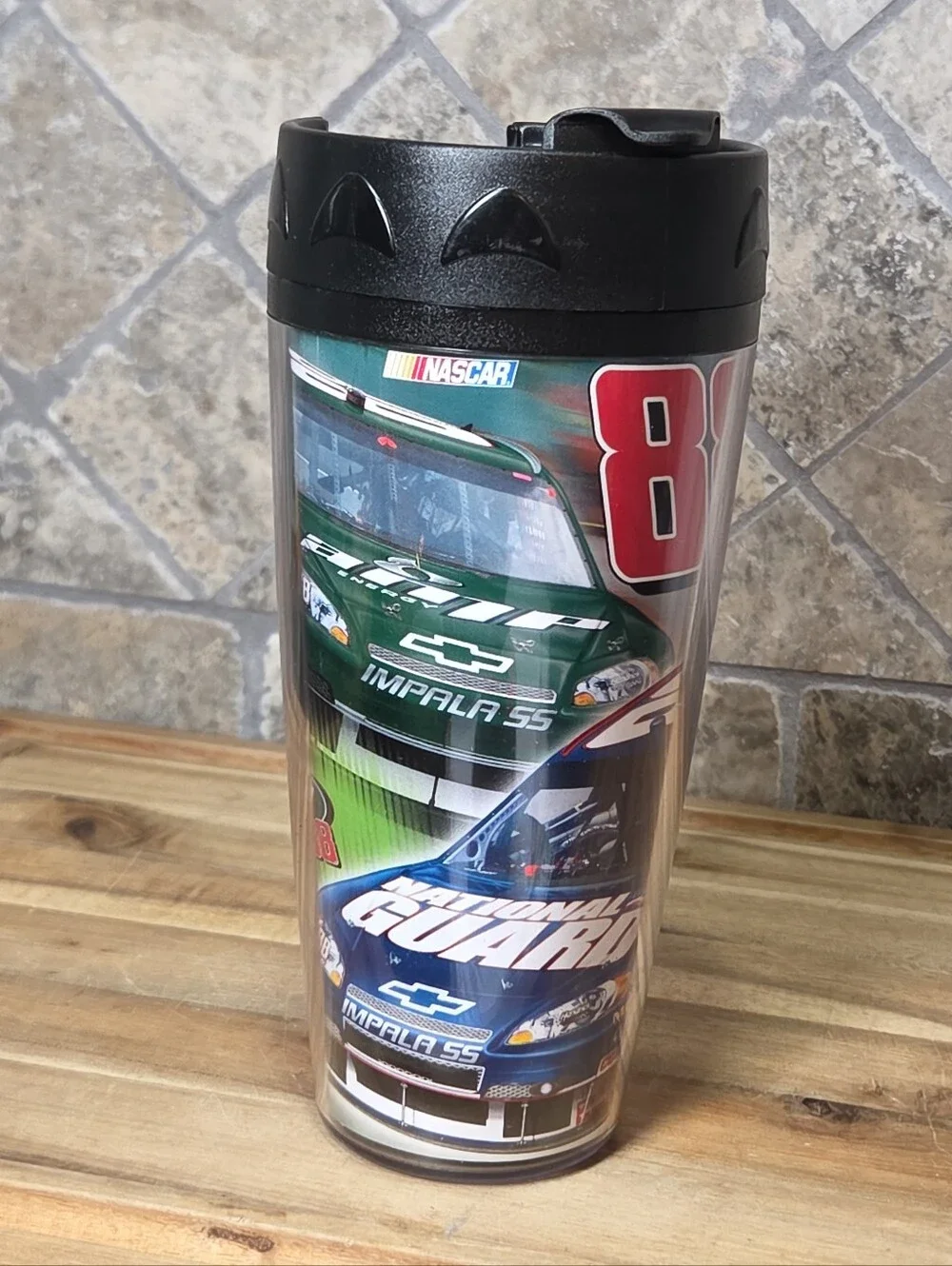 Nascar Dale Earnhardt Jr. Black Racing 88 Travel Tumbler 16 Ounces - Wincraft